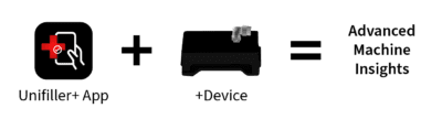 Combining our Unifiller+ App and +Device allows for Advanced Machine Insights into your Production