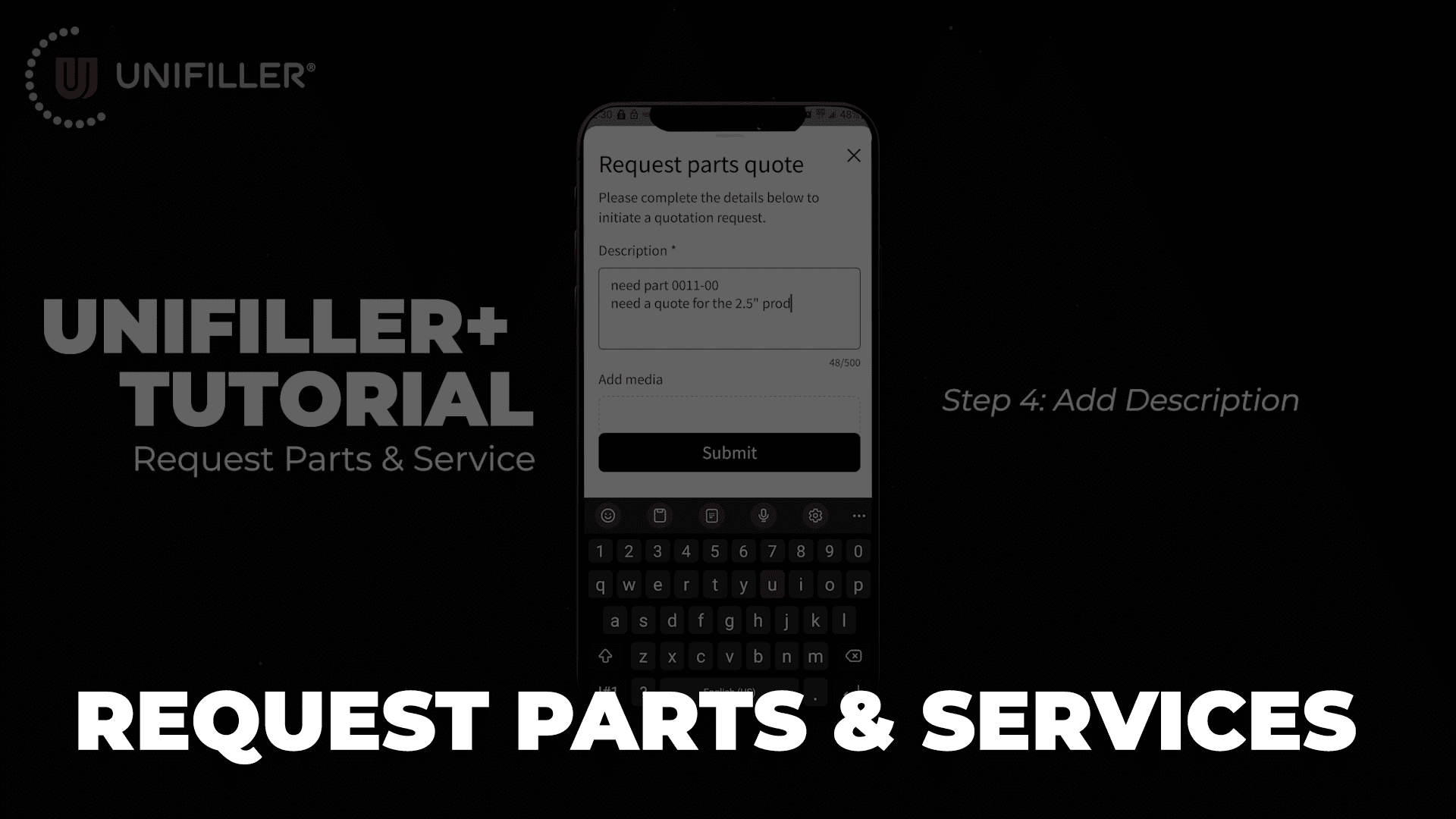 Request Parts & Services